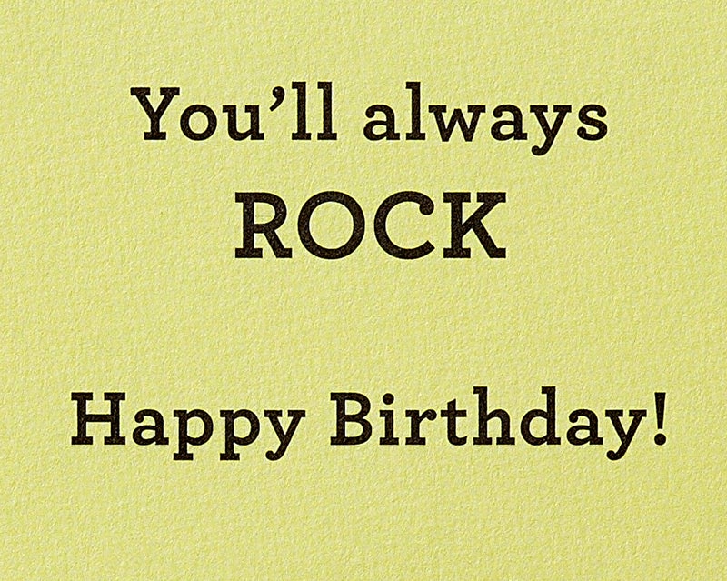 Papyrus Birthday Card (Always Rock) - Image 3